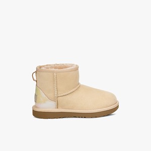 Ugg Classic Mini II Shimmer Kids Classic Boots Brown (0462NRXOD)